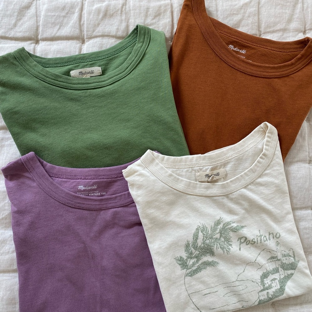 Madewell 4-Pack The Perfect Vintage T-Shirts